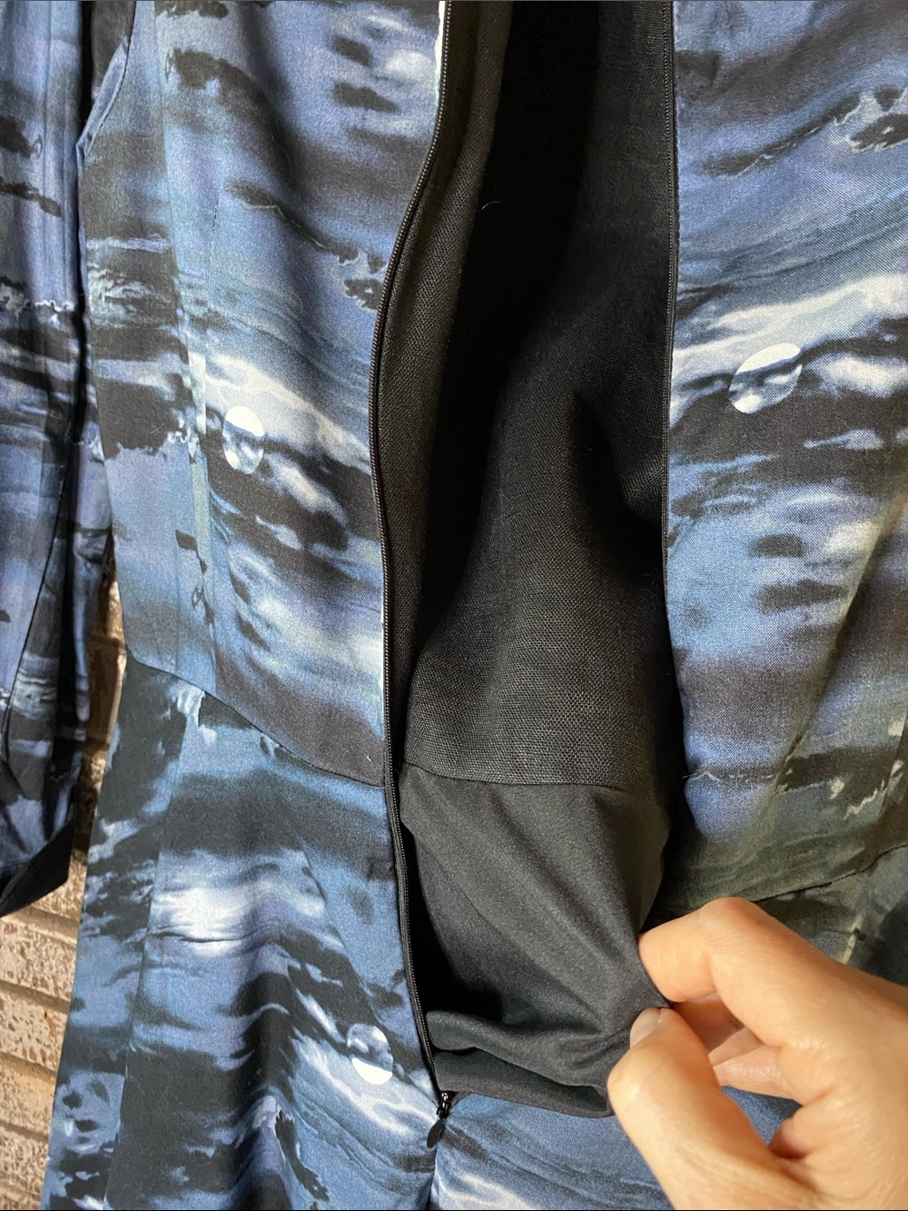 Blackbird Studios Slow Fashion in Celestial Print. Made in Hamilton Ontario. - Picture 9 of 12